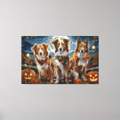 ノバスコシアハロウィン不気味 キャンバスプリント (正面)