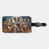 ノバスコシアハロウィン不気味 ラゲッジタグ (裏面横)