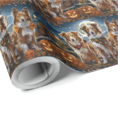 ノバスコシアハロウィン不気味 ラッピングペーパー (ロールコーナー)