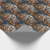 ノバスコシアハロウィン不気味 ラッピングペーパー (角)