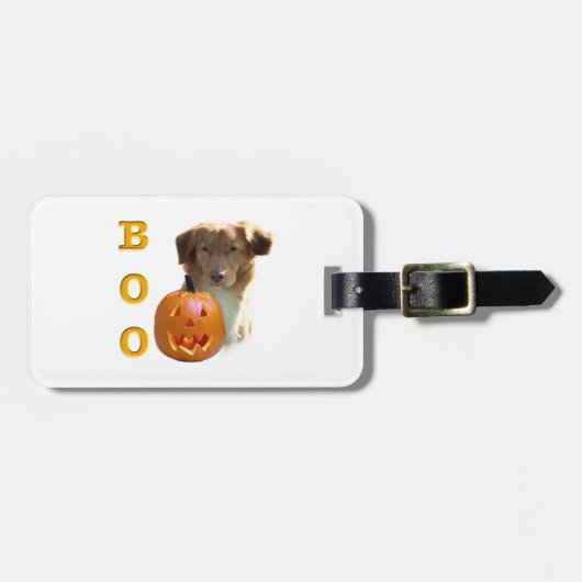 ノバスコシアハロウィーンブー ラゲッジタグ (正面横)