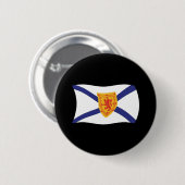 ノバスコシア国旗のボタン 缶バッジ (正面&裏面)