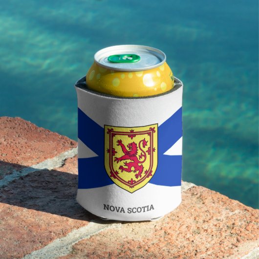 ノバスコシア国旗、カナダ 缶クーラー (インサイチュ プール)
