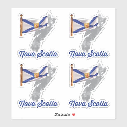 ノバスコシア国旗 シール (シート)