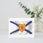 ノバスコシア国旗 ポストカード (スタンド正面)