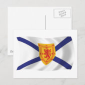 ノバスコシア国旗 ポストカード (正面/裏面)