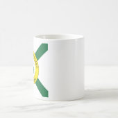 ノバスコシア岬ブレトン島国旗(非公式) コーヒーマグカップ (中央)