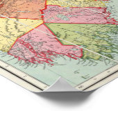 ノバスコシア州のマッキンレーの地図 ポスター (角)