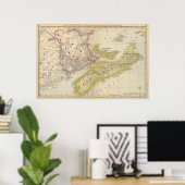 ノバスコシア州ニューブランズウィック ポスター (ホームオフィス)