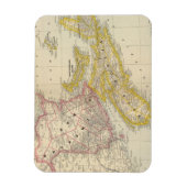 ノバスコシア州ニューブランズウィック マグネット (縦)