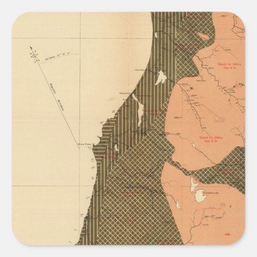 ノバスコシア州ブレトン岬12 スクエアシール (正面)