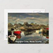 ノバスコシア州ペギーズコーブ ポストカード (正面/裏面)