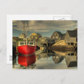 ノバスコシア州ペギーズコーブ ポストカード (正面/裏面)