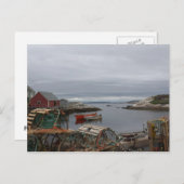 ノバスコシア州ペギーズコーブ ポストカード (正面/裏面)