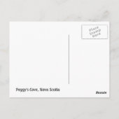 ノバスコシア州ペギーズコーブ ポストカード (裏面)