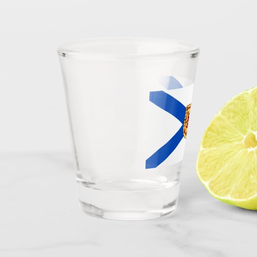 ノバスコシア州旗(カナダ) ショットグラス (左)