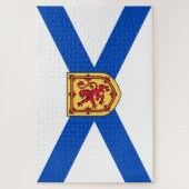 ノバスコシア州旗（カナダ） ジグソーパズル (縦)