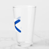 ノバスコシア州旗（カナダ） タンブラーグラス (左)