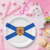 ノバスコシア州旗(カナダ) ペーパープレート (パーティー)