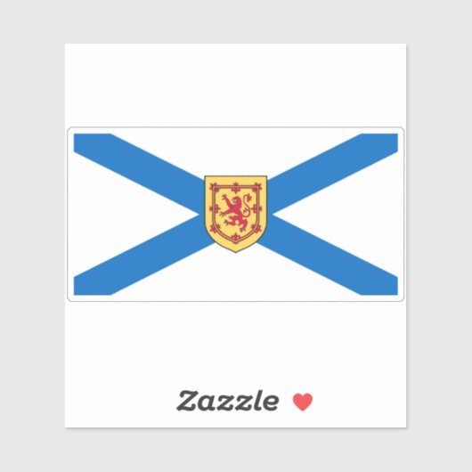 ノバスコシア州旗 シール (シート)