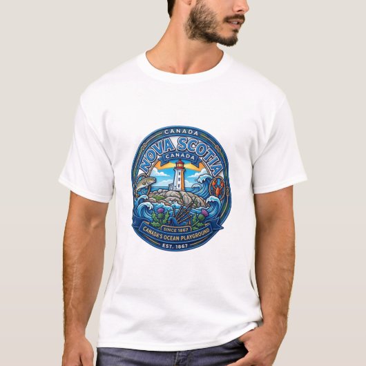 ノバスコシア州 Tシャツ (正面)