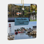 ノバスコシア旅行ポスター、 セラミックオーナメント (右)