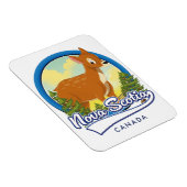 ノバスコシア・カナダ旅行ロゴ マグネット (右側)