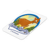 ノバスコシア・カナダ旅行ロゴ マグネット (左側)