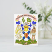 ノバスコシア（カナダ）コート・オブ・アームズ ポストカード (スタンド正面)