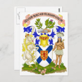 ノバスコシア（カナダ）コート・オブ・アームズ ポストカード (正面/裏面)