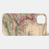 ノバスコシア、ニューブランズウィック、マップ:Mitchell Case-Mate iPhoneケース (裏面 (横))