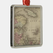 ノバスコシア、ニューブランズウィック、PrエドワードID メタルオーナメント (右)