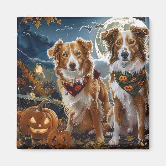 ノバスコシア ハロウィーン スプーキー マグネット (正面)