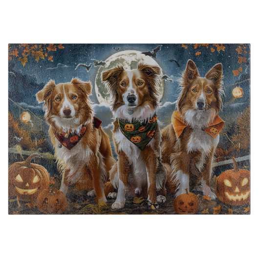 ノバスコシア ハロウィーン 怪しい カッティングボード (正面)