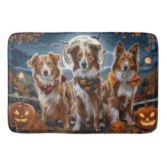 ノバスコシア ハロウィーン 怪しい バスマット (正面)