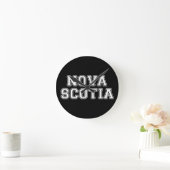 ノバスコシア ラウンド壁時計 (ホーム)