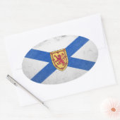 ノバスコシア 楕円形シール (封筒)