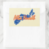 ノバスコシア 長方形シール (バッグ)