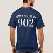 ノバスコシアTシャツノバスコシア902 Tシャツ (裏面)