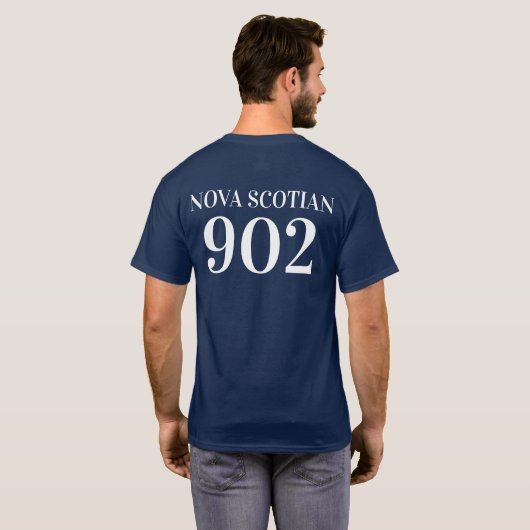 ノバスコシアTシャツノバスコシア902 Tシャツ (裏面フル)