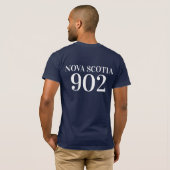 ノバスコティアンシャツHalifax Dartmouth 902 Tシャツ (裏面フル)