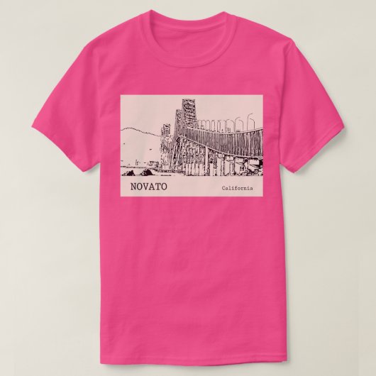 ノバトカリフォルニアTシャツ1 Tシャツ (デザイン正面)