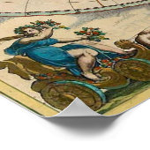 ノバトティオステララムオルビスタブラの世界地図 ポスター (角)