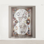 ノバトティステラルムオルビスバイヘンリカスホンディウスII タペストリー (正面)