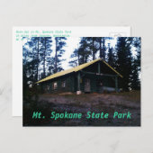 ノバハットマウントスポケーン州パーク ポストカード (正面/裏面)