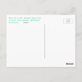 ノバハットマウントスポケーン州パーク ポストカード (裏面)