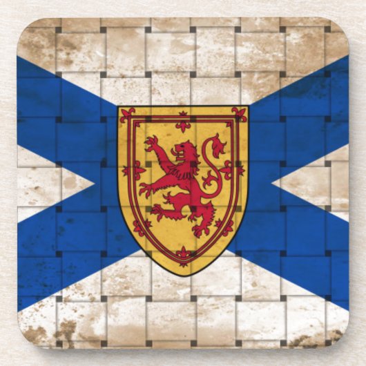 ノバ動揺してスコシア国旗 コースター (正面)