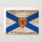 ノバ動揺してスコシア国旗 ポストカード (正面/裏面)