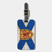 ノバ動揺してスコシア国旗 ラゲッジタグ (正面縦)