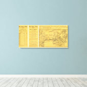 ノバ国際的スコシア州の汽船ルート キャンバスプリント (インサイチュ (ウッドフロア))